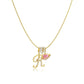 💝 Gouden Of Zilveren Hartje Letterhanger | Dainty & Waterproof Dagelijks Te Dragen Ketting | Attent Cadeau Voor Haar Voor Valentijnsdag Of Verjaardag
