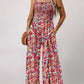 🌼Dames casual print overall met spaghettibandjes