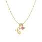 💝 Gouden Of Zilveren Hartje Letterhanger | Dainty & Waterproof Dagelijks Te Dragen Ketting | Attent Cadeau Voor Haar Voor Valentijnsdag Of Verjaardag