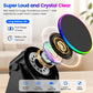📢📢 50% KORTING!!🎵 5-in-1 Draadloze Inductie Bluetooth-luidspreker – 360° Draaibare LED-standaard, Universele Smartphone/Tablet-oplader & Surroundgeluid