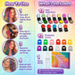 🔥50% KORTING  🌈Set met 12 kleuren tijdelijke haarkrijt en applicator
