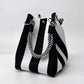 👜✨ LIMITED-TIME 50% KORTING! ✨ Boho Gestreept Gebreide Emmerhandtas voor Dames – Handgemaakte Zomer Strand Schoudertas