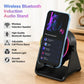 📢📢 50% KORTING!!🎵 5-in-1 Draadloze Inductie Bluetooth-luidspreker – 360° Draaibare LED-standaard, Universele Smartphone/Tablet-oplader & Surroundgeluid