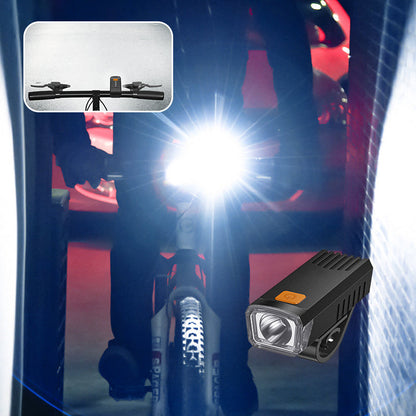 📢📢 1+1 gratis🚲 Waterdichte, oplaadbare LED-fietslamp met clip – krachtig licht, altijd zichtbaar