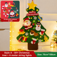 🎅Xmas Hot Sale - 50% KORTING!🎄DIY vilten kerstboom voor kinderen – 32 herbruikbare ornamenten + kerstverlichting