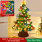 🎅Xmas Hot Sale - 50% KORTING!🎄DIY vilten kerstboom voor kinderen – 32 herbruikbare ornamenten + kerstverlichting