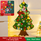 🎅Xmas Hot Sale - 50% KORTING!🎄DIY vilten kerstboom voor kinderen – 32 herbruikbare ornamenten + kerstverlichting