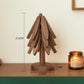 🎁 Sinterklaasactie: 50% korting🌳 Set decoratieve onderzetters van beschilderd hout in natuurlijke boomvorm