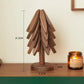 🎁 Sinterklaasactie: 50% korting🌳 Set decoratieve onderzetters van beschilderd hout in natuurlijke boomvorm