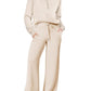 Dames Zachte en Comfortabele 2-delige Loungewear Set