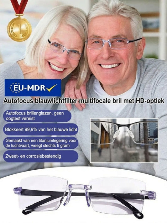 💎 60% KORTING! 💎 Autozoom-Leesbril – Automatische scherpstelling, ultra licht & kristalhelder zicht voor dichtbij en veraf 👓✨