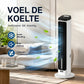 Draagbare USB-torenventilator met 3 snelheidsstanden