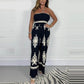 Tube Top Jarretel Jumpsuit