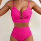 Dames push-up bikini met hoge taille