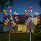 Solar tuinlampen met vlindermotief