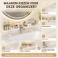 📢📢 50% KORTING🛁 Minimalistisch opbergrek van koolstofstaal voor badkamer en wastafelblad – zonder boren, vochtbestendig en schimmelwerend voor huidverzorging en toiletartikelen