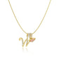 💝 Gouden Of Zilveren Hartje Letterhanger | Dainty & Waterproof Dagelijks Te Dragen Ketting | Attent Cadeau Voor Haar Voor Valentijnsdag Of Verjaardag