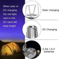 Draagbare LED Camping Lantaarn met Ventilator