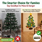 🎅Xmas Hot Sale - 50% KORTING!🎄DIY vilten kerstboom voor kinderen – 32 herbruikbare ornamenten + kerstverlichting
