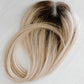 💇‍♀️Echt mensenhaar rechte clip-in haarpieces voor dun haar, ademende basis, lichtgewicht haarextensies voor hete zomer.