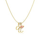 💝 Gouden Of Zilveren Hartje Letterhanger | Dainty & Waterproof Dagelijks Te Dragen Ketting | Attent Cadeau Voor Haar Voor Valentijnsdag Of Verjaardag