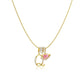 💝 Gouden Of Zilveren Hartje Letterhanger | Dainty & Waterproof Dagelijks Te Dragen Ketting | Attent Cadeau Voor Haar Voor Valentijnsdag Of Verjaardag