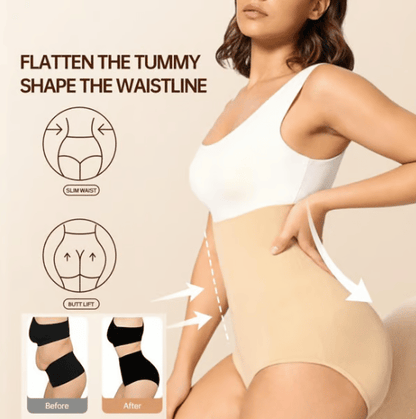 👙 Shapewear-slip met hoge taille en blote buik