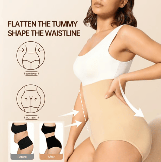 👙 Shapewear-slip met hoge taille en blote buik