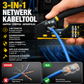 🔧Multifunctionele krimptang voor netwerkkabels (RJ45, RJ11, RJ12) – met geïntegreerde strip- en knipfunctie, ergonomische handgreep, geschikt voor zowel professioneel als particulier gebruik. 📶
