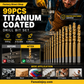 🔥Tijdelijk 50% KORTING! 🔧 Hoogefficiënt gereedschap geliefd bij ervaren vaklieden! Fabrieksuitverkoop - 99-delige Titanium Boorset