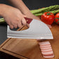 🔪Ergonomisch keukenmes met handvat aan de voorkant – snijdt moeiteloos groenten en vlees. Een doordacht cadeau voor de thuiskok. 🍅