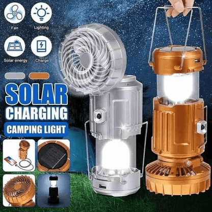 Draagbare LED Camping Lantaarn met Ventilator