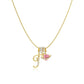💝 Gouden Of Zilveren Hartje Letterhanger | Dainty & Waterproof Dagelijks Te Dragen Ketting | Attent Cadeau Voor Haar Voor Valentijnsdag Of Verjaardag