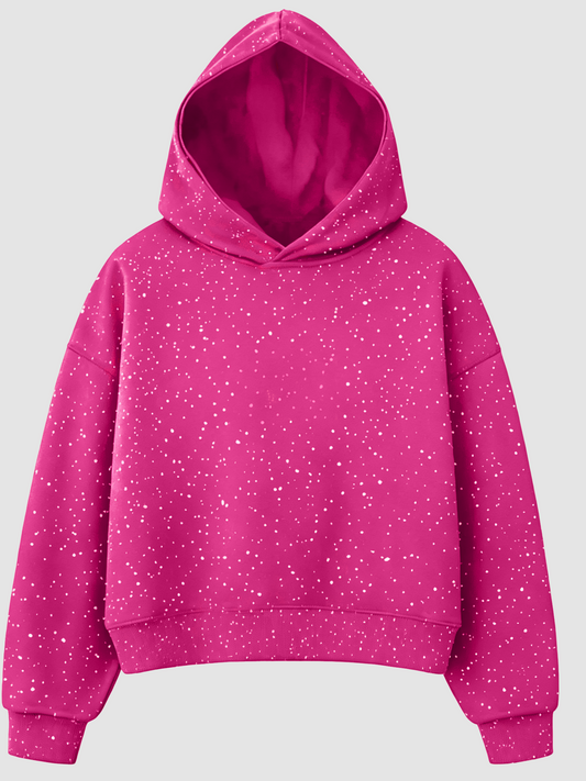 ✨Glitter hoodie met lange mouwen voor dames