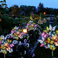 Solar tuinlampen met vlindermotief