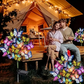 Solar tuinlampen met vlindermotief