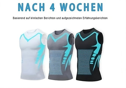 💪 Slimoly® Ionic Shaping Vest – Compressie & Koeling – Lichaamsmodellering & Mouwloos – Onzichtbaar onder kleding 🕶️