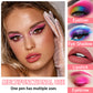 💧 14-delige waterproof gekleurde gel eyeliner potlood – metallic & shimmer afwerkingen, smudge-proof (Kleur van puntenslijper is willekeurig)