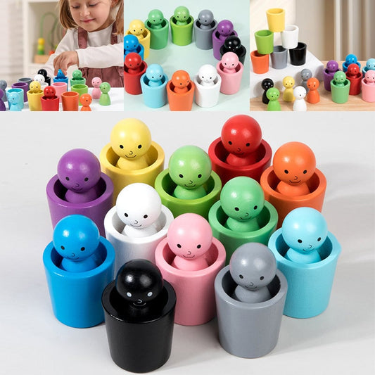 Kleur sorteer bekers