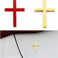 ✝️ Metal Jesus Christ Kruis Badge Stickers | 3D Kruis Zelfklevende Auto-Overlay Kratervuller