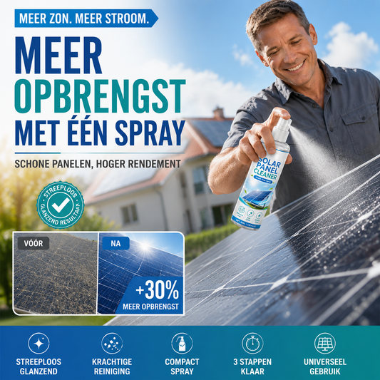Geavanceerde reinigingsspray voor zonnepanelen