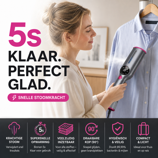 🔥Handstoomstrijkijzer voor kleding