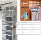 📢📢 50% KORTING!! 🚪 5-laags over-de-deur opbergrek met mesh-zijvakken | extra stevig, zonder boren | extra grote capaciteit