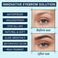 🔥Koop 1, krijg 1 gratis🔥Waterbestendig 2-in-1 mini-wenkbrauwpotlood en gekleurde wenkbrauwgel: langhoudende make-up voor de wenkbrauwen om natuurlijke en realistische lijnen te creëren die de haartjes nabootsen.