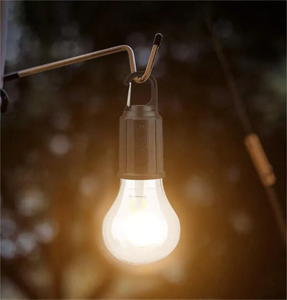 🔥Buitenkamperen Hangend Type-C Opladen Retro Gloeilamp Verlichting Decoratie