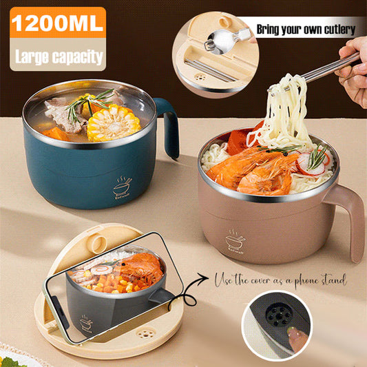 🍜🔥Geïsoleerde ramenkom van 304 roestvrij staal