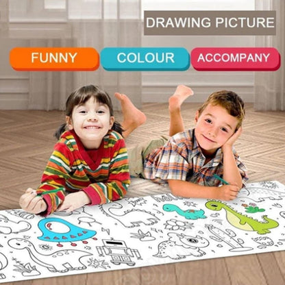 🎨Creatieve Tekenrol voor Kinderen - Ontwikkel en Ontspan met Kunst! ✨