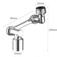 Multifunctioneel Universeel Spatwaterdicht Schuimend Spatfilter Uitbreiding Tapkraan