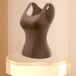 Vrouwen Thermisch Tanktop met U-hals en met Ingebouwde Bh
