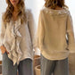 🎉Gelukkig Nieuwjaar! 50% KORTING 🛍️Damesblouse met ruches en klokmouwen